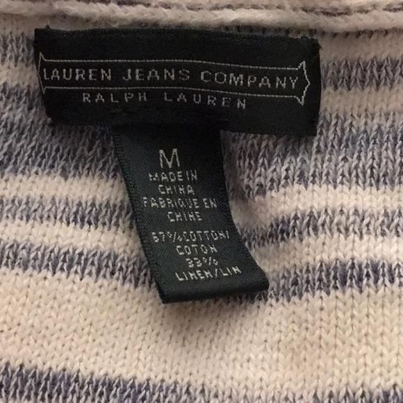 Striped Blue and White T- Shirt - Picture 2 of 4